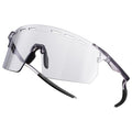 ACRUNU Cycling Glasses with Photochromic Anti-Fog Lens - 6 Vent Holes Insect-Leg Design UV400 Protection Unisex Fit (Gray)