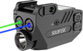 SOLOFISH Pistol Light - 500lm Rechargeable Aluminum Weapon Light with Purple/IR/Green Beam Combo