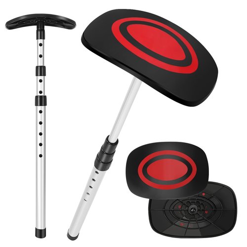 GearRoot Portable Golf Travel Bag Support Pole, Umbrella Anti-Impact Support Cover Protector and Aluminum Alloy Rod, Golf Club Travel Bag Support System Protect Club from Impact, Dark Red