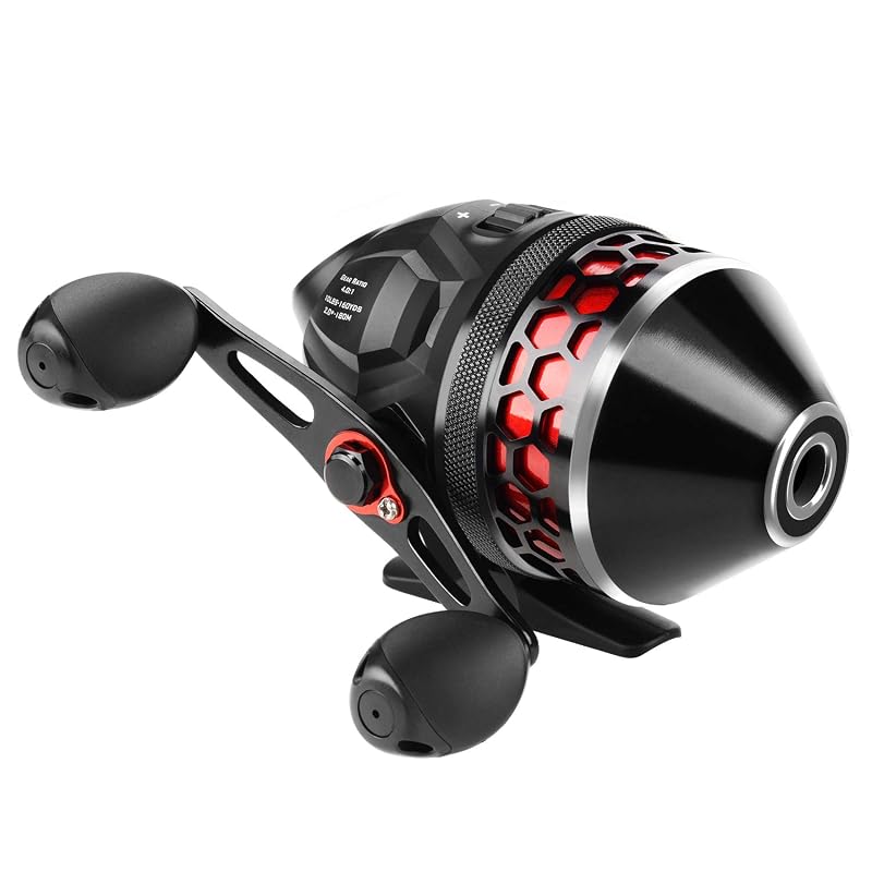 KastKing Brutus Spincast Fishing Reel - 4.0:1 Gear, Reversible Handle, Pre-Spooled Model 30+30