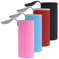DanziX 4 Pack Neoprene Water Bottle Sleeve,Fit for All 16oz-19oz Portable Sport Water Bottle