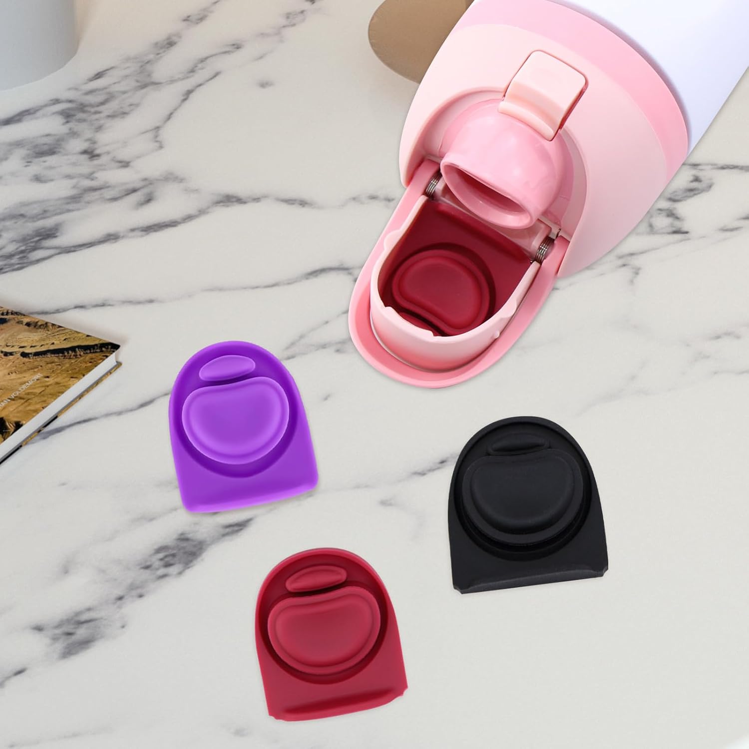 Owala | 3-Pack Replacement Rubber Stopper Seals - Silicone Lid Caps for 16/19/24/32/40oz Bottles