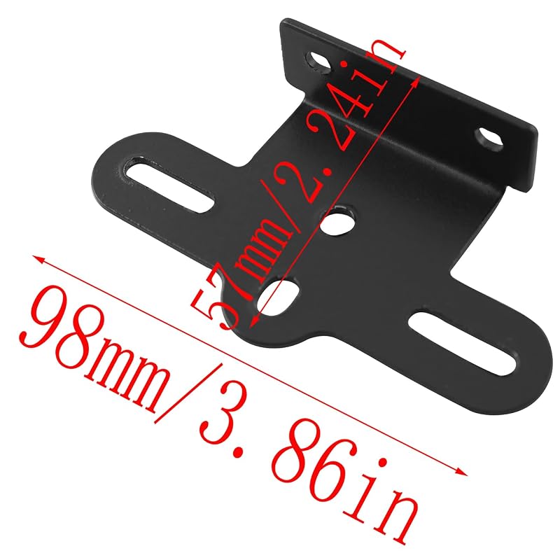 Rear Rack Reflector Mounting Bracket for Mountain Bikes – L-Shape