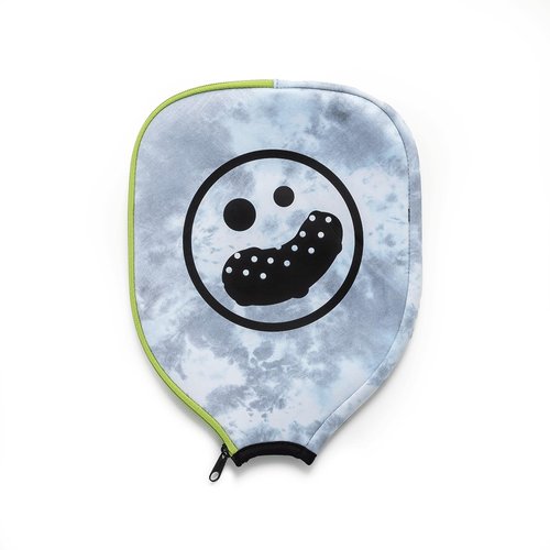 Pickleskins Dill-Fender Paddle Cover Neoprene Paddle Cover, Protects Pickleball Paddle, 3 Designs (Grey Tie Dye)