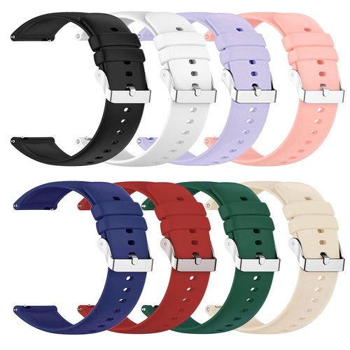 Jieinyin 8-Pack Compatible with Mingdaln G28 G20 Smart Watch Bands, Soft Silicone Adjustable Wristband Straps Replacement Bands(Not Fit for P90)