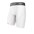 Shock Doctor Youth Compression Shorts with Cup Pocket White Small