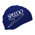 Speedo Elastomeric Solid Silicone Swim Cap Peacoat/White - One Size