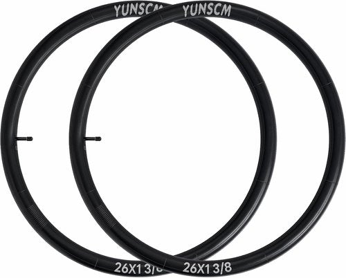 **Regine Switzerland Heavy Duty Bike Tubes - 26" AV32mm Schrader Valve | 2-Pack for 26X2.10-2.40 Tires**