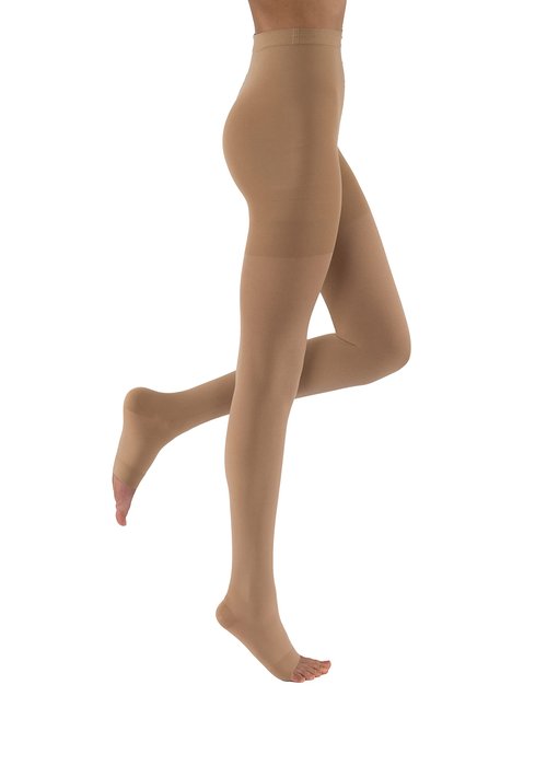 Jobst Relief 20-30 Closed Toe Beige Compression Pantyhose, Small