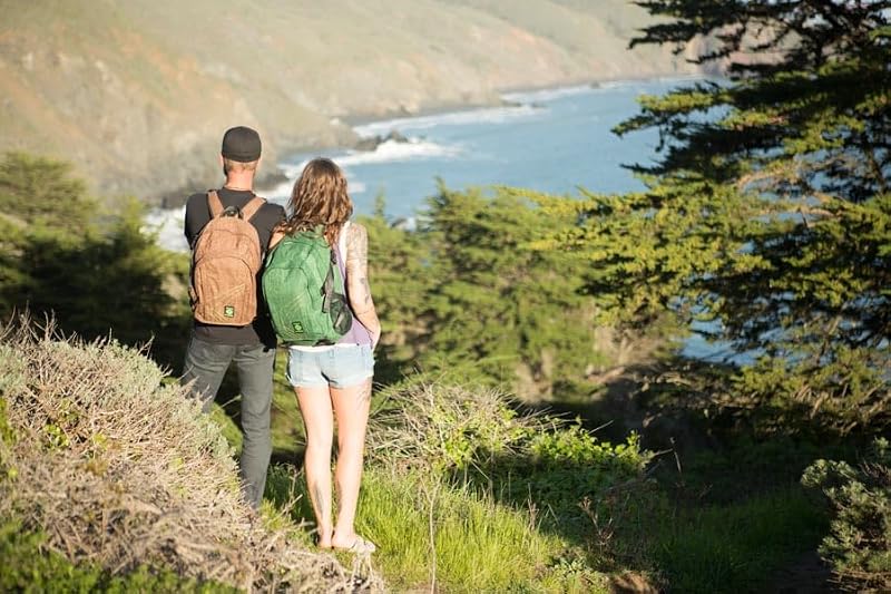 Dime Bags Classic Hemp Backpack - Forest Edition, All-Gender, Airtight, Durable