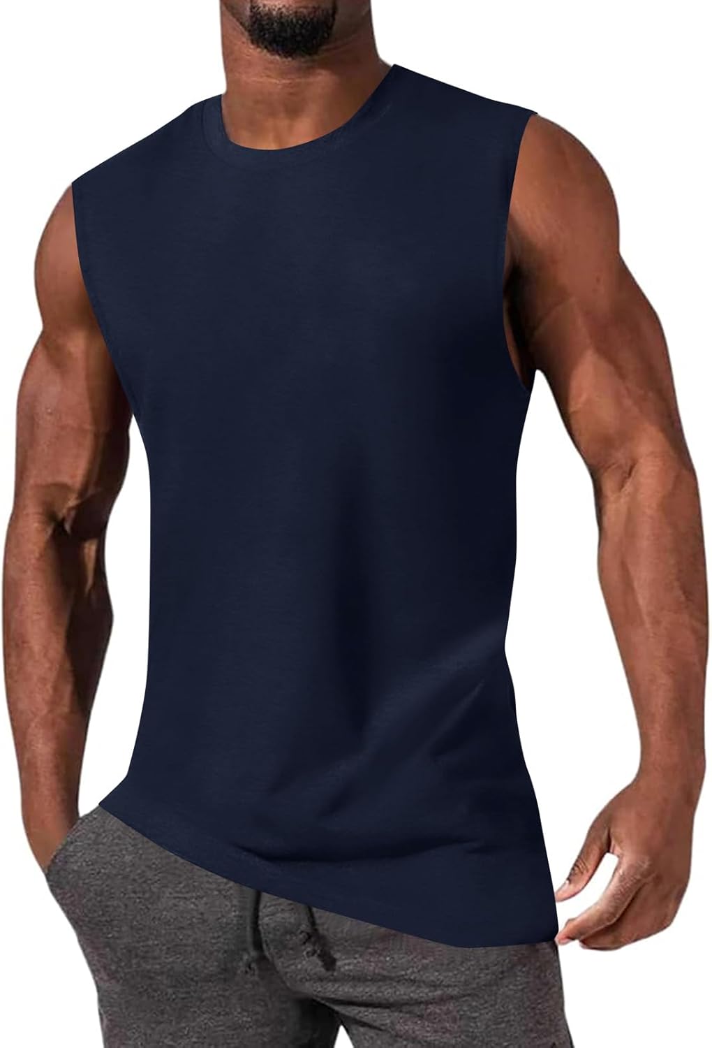 Skiennix Men's Sleeveless Gym Tank Tops - Casual Muscle Cut-Off Shirts for Ultimate Comfort