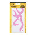 High quality vinyl Buckmark decals available in White, Pink, and Mossy Oak Break-Up and Break-Up Country