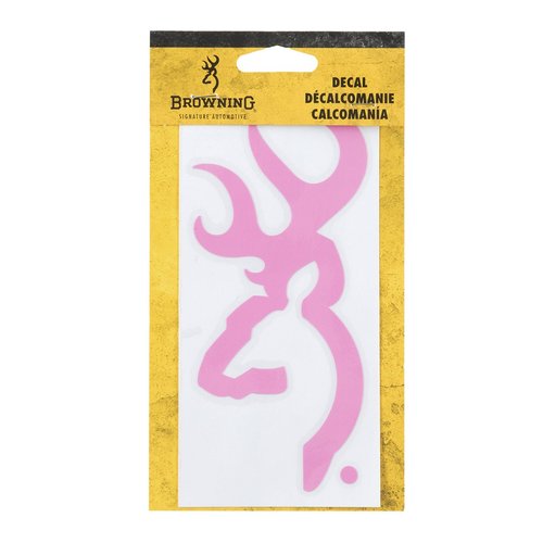 High quality vinyl Buckmark decals available in White, Pink, and Mossy Oak Break-Up and Break-Up Country