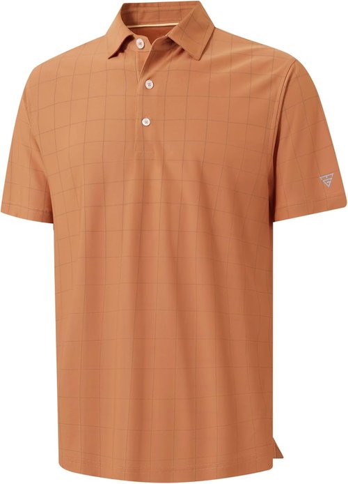 M MAELREG Men's Golf Polo Shirt - Lightweight, Moisture-Wicking, UPF 30+ | Short Sleeve Casual Wear