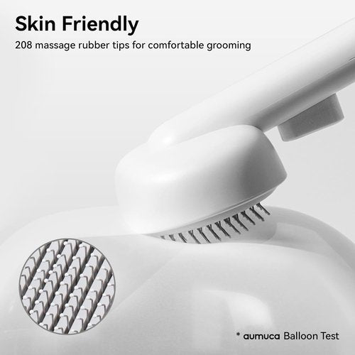 Aumuca Cat Brush - Effective Shedding Solution for Long & Short Haired Cats | Grooming & Massage Tool