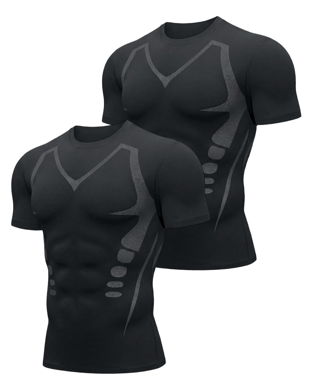 TEEPIRE Workout Shirts for Men, Quick Dry Athletic T-Shirt for Gym Running, Short Sleeve Moisture Wicking Athletic Shirts Tee