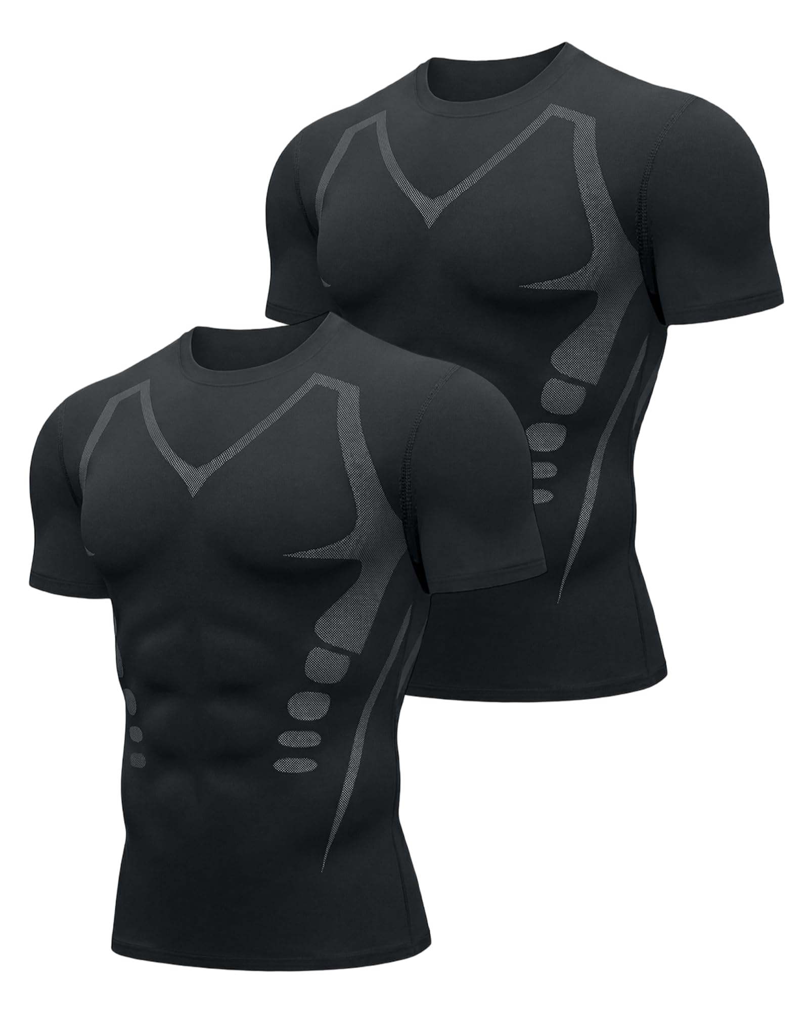 TEEPIRE Workout Shirts for Men, Quick Dry Athletic T-Shirt for Gym Running, Short Sleeve Moisture Wicking Athletic Shirts Tee