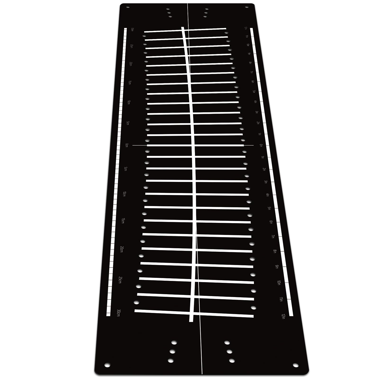 Silipull Golf Putting Mats Practice Indoor 30 x 8.27 Inch Golf Putting Practice Training Aid Alignment Track Green Mat Exercise Putter Training Supplies(Black)
