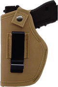 Gun Holster for Men&Women, IWB/OWB 9mm Holsters, 380 Pistol Holster fits Glock 19/17/23/26/27/42/43x, S&W M&P Shield, Sig Sauer and Similar Handguns