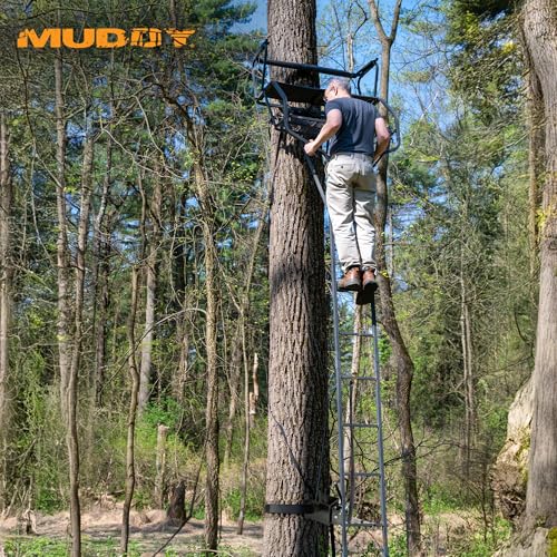 Hunting Ladder Stand Hoist Kit with 25 Ft Winch Strap System