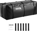 VEVOR Hitch Cargo Carrier Bag, Waterproof 840D PVC, 59.84 x 24.02 x 24.41 in (20 Cubic Feet), Heavy Duty Cargo Bag for Truck Bed Storage with 6 Reinforced Straps, Suitable for Car Vans Hitch Basket