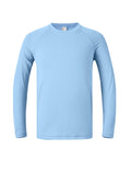 PATPAT Boys Rash Guard Swim Shirts Long Sleeve UPF 50+ Sun Protection Shirt Youth Quick Dry Water Surf Fishing Shirts 5-16Y