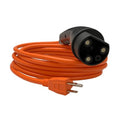 XINSTCO 10FT Charging Power Cord Assembly Fits for Evolution EV ICON Golf Cart,110V-220V 16A 3 Pin Golf Cart Charger Plug,Replace OEM# 2.04.0620