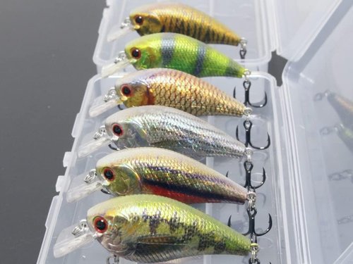 Minnow Crankbait | Bass Fishing Lure with Jerkbait Design - Perfect for Tackle Box Essentials