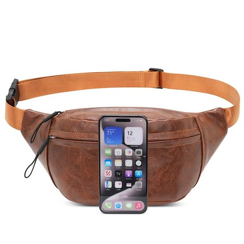 Lightweight PU Leather Fanny Packs Purse, Trendy Women Versatile Crossbody Shoulder Bags with Coin Zip Pocket for Party Festival Outdoor Traveling Beach