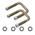 Aynaxcol 72124G01 72618G01 72029G01 Golf Cart Rear Spring U Bolt Leaf Spring Bolts Replacement for EZGO TXT 1994-up Electric and Gas, Includes Nuts (2 Pcs)