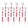 WMAWJBT Premium Plastic Golf Tees 3 1/4’’ with USA Map, Long 4 Prong Golf Tee with 100 Pack, Golf Gifts for Men, Women and Kids