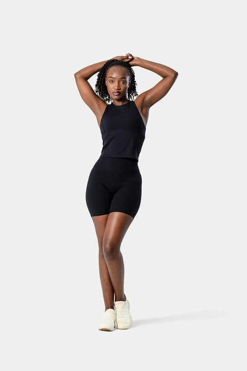 Kamo Fitness Serenity Shorts - High Waisted Women's Biker Shorts | 6" Inseam, Thigh-Friendly Design