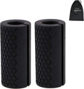Skiennix Barbell Grips - Thick Dumbbell Adapter for Weightlifting | High-Density Silicone Rubber