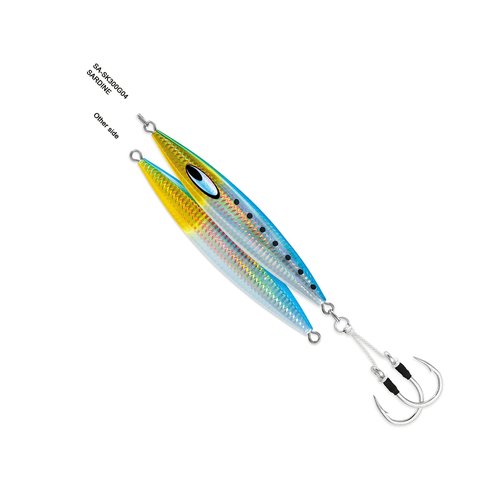 Daiwa Jig Saltwater SA-SK170G01 Saltiga SLK Metaljig, 6oz, 7/0 Assist Hooks, Pink