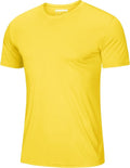 MAGCOMSEN Men's UPF 50+ Quick-Dry Athletic T-Shirt - Ideal for Running & Swimming, Comfortable Fit
