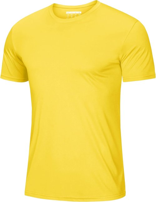 MAGCOMSEN Men's UPF 50+ Quick-Dry Athletic T-Shirt - Ideal for Running & Swimming, Comfortable Fit