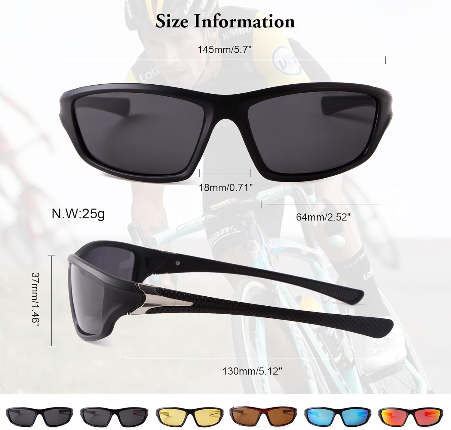 Skiennix Sports Polarized Sunglasses - 100% UV Protection for Men | Ideal for Cycling, Driving & Fishing