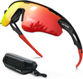 VICTGOAL Cycling Glasses - Polarized UV Protection Sunglasses for Men & Women | Lightweight TR90 Frame