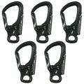 Snap Auto-Locking Carabiner 32KN (5-Pack) - Fusion Climb Tudor - Professional Rock Climbing Carabiner, Aluminum