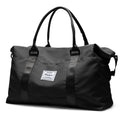 Travel Duffel Bag,Weekender Overnight Bag for Women,Carry-on Bag with Wet Pocket,Gym Bag,Extra Large,Black