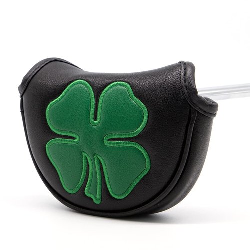 barudan golf Putter Cover Half Mallet Putter Headcover Magnetic Club Protector (Black)