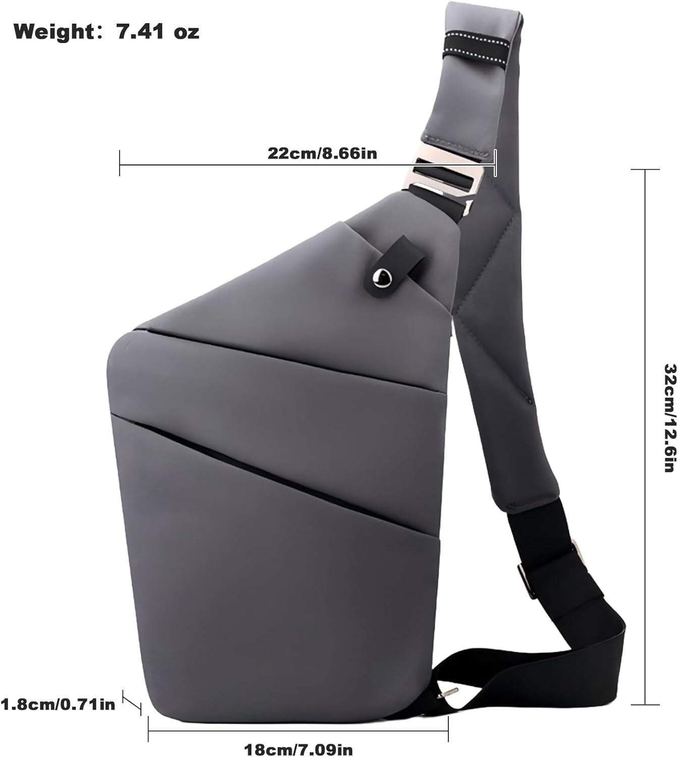 Skiennix Anti-Theft Travel Bag - Lightweight Crossbody Sling for Sports & Travel | Large Capacity