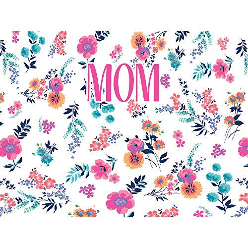 24oz Double Walled Floral Insulated Tumbler Cup - Keeps Drinks Hot & Cold - Made in USA - Mom Variation