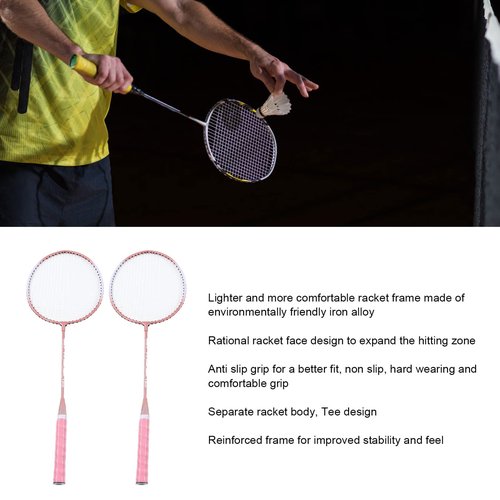 Badminton Racquets Set Lightweight Badminton Rackets Kit Professional Separate Badminton Rackets for Beginners Student Training