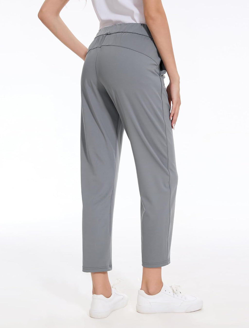 Skiennix Women's Golf Pants - Stretchy 7/8 Ankle Sweatpants with Deep Pockets | Ideal for Athletic, Work & Travel