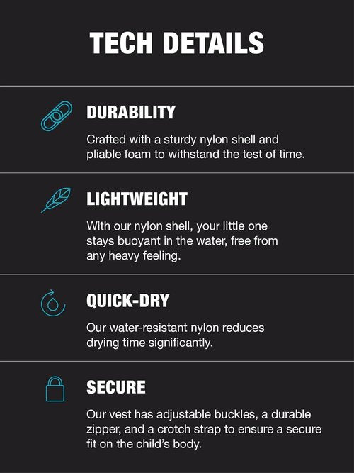 HyperLite Elite Life Jackets for Infants, Toddlers & Youth - USCG Approved for Safe Boating & Water Sports