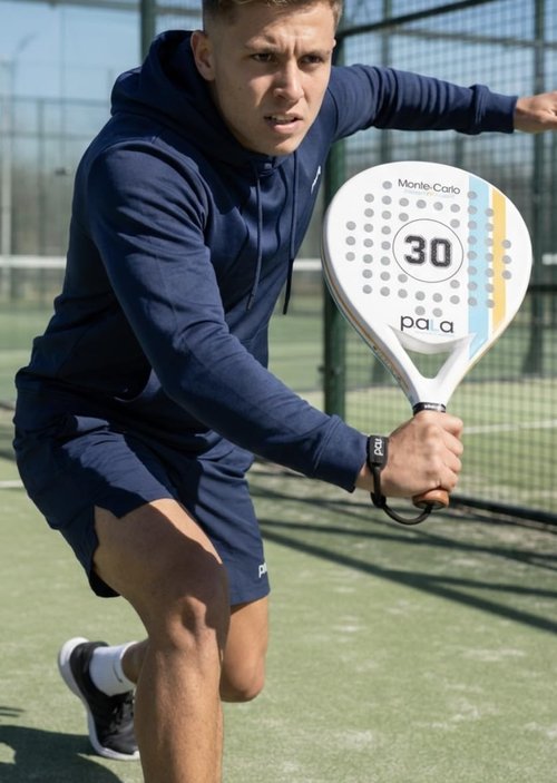 P.ala Montecarlo 360g Full Power Carbon Padel Racket – 100% Carbon Fiber Frame, 3D Spin Texture, EVA Memory Flex Core, Lightweight 350–360g Design, Racing-Inspired, Designed in California