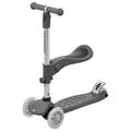 Retrospec Chipmunk Plus 3-Wheel Kids Scooter with LED Light-Up Wheels & Foldable Seat - Adjustable Height 26.5-31.5in, Toys for 3 Year Old Boys & Girls, Safe Non-Slip Deck