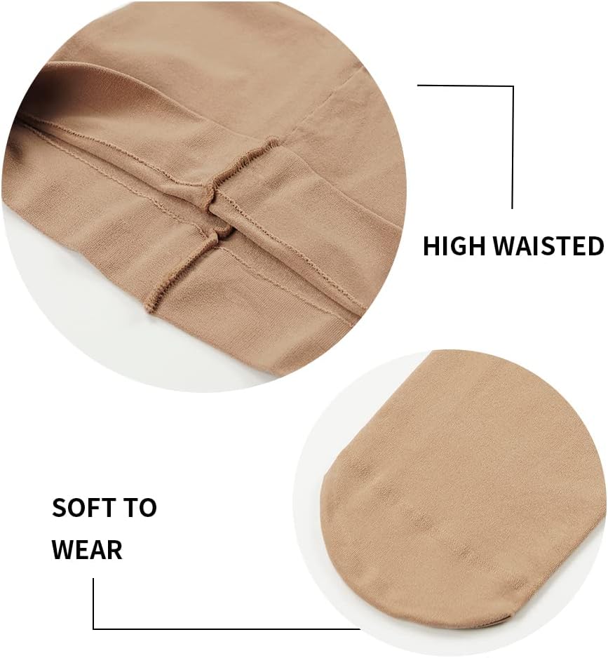 Stelle Ultra Soft Pro Dance Tights - Comfortable Ballet Footed Tights for Girls | Toddler to Big Kid Sizes