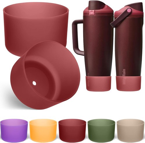 Mity Rain Silicone Boot for Owala Water Bottle | 24 oz, 30 oz, 32 oz, 40 oz | Anti-Slip Protective Sleeve